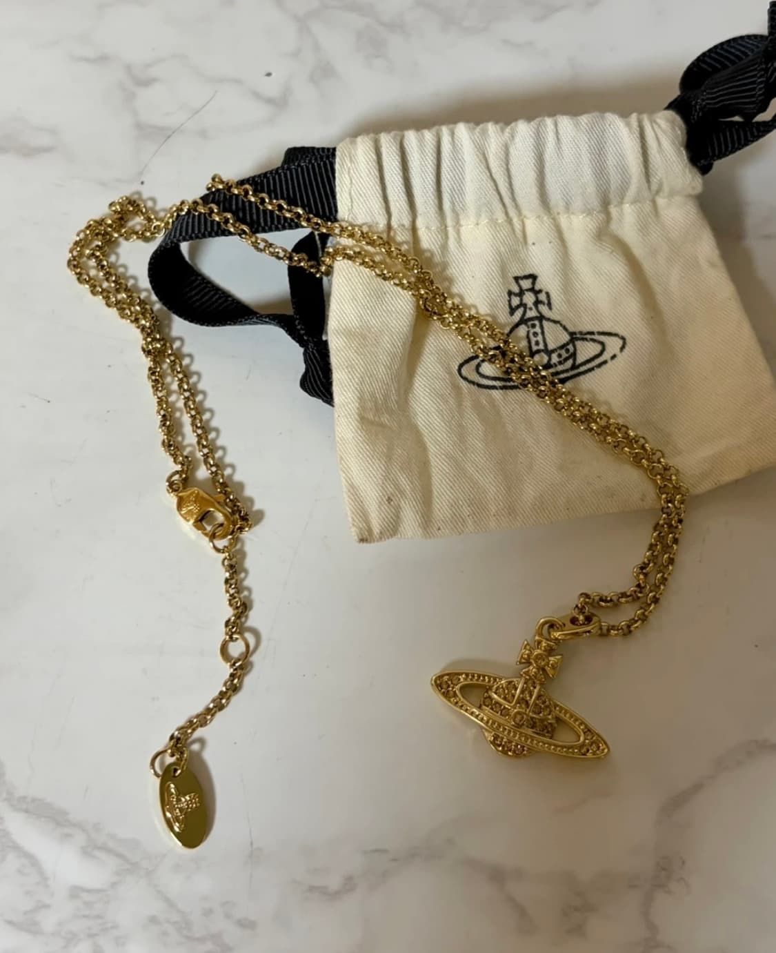 비비안 웨스트우드 미니 바스 릴리프 펜던트 (새상품급) 상품이미지3