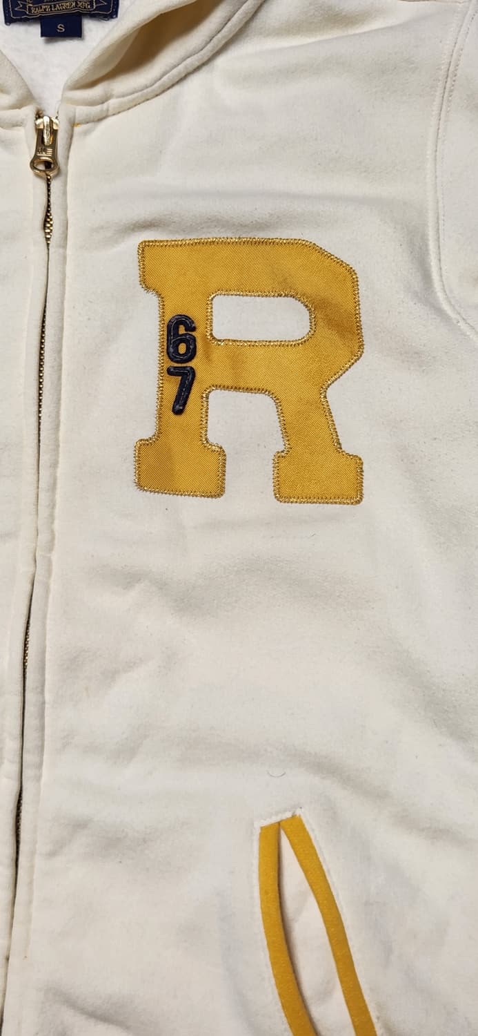 폴로 아이보리 옐로우 세라오픈카라 후드집업 상품이미지2