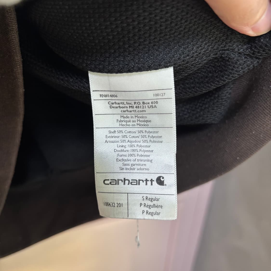 칼하트 써멀 후드집업 브라운 상품이미지3