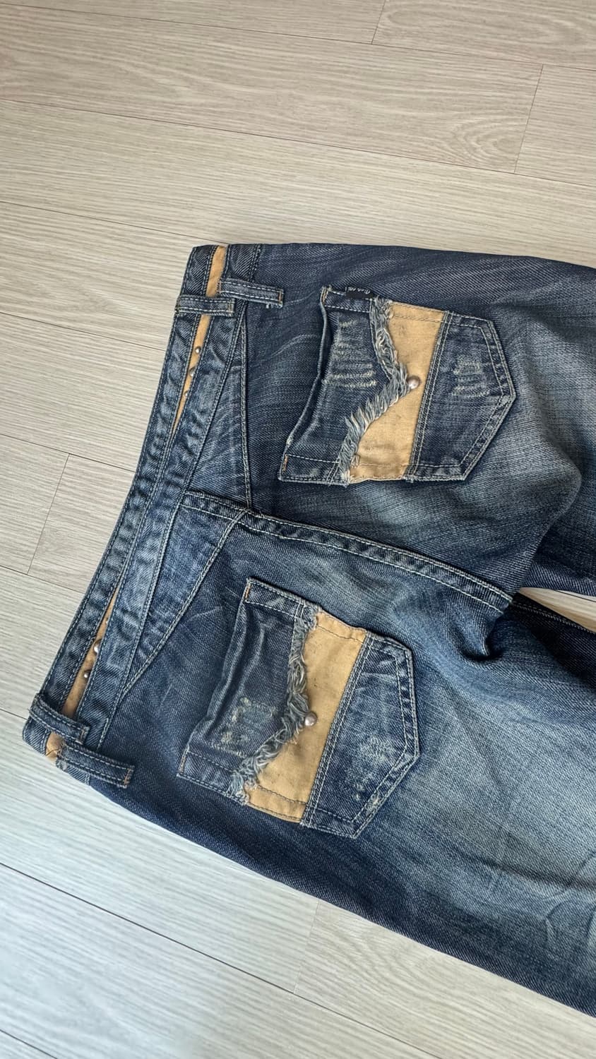 빈티지 부츠컷 웨스턴 데님 팬츠 상품이미지7