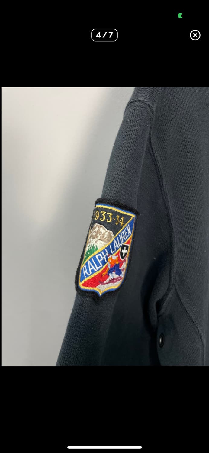 폴로랄프로렌 빅포니 블랙 반집업 니트 A3337 상품이미지4