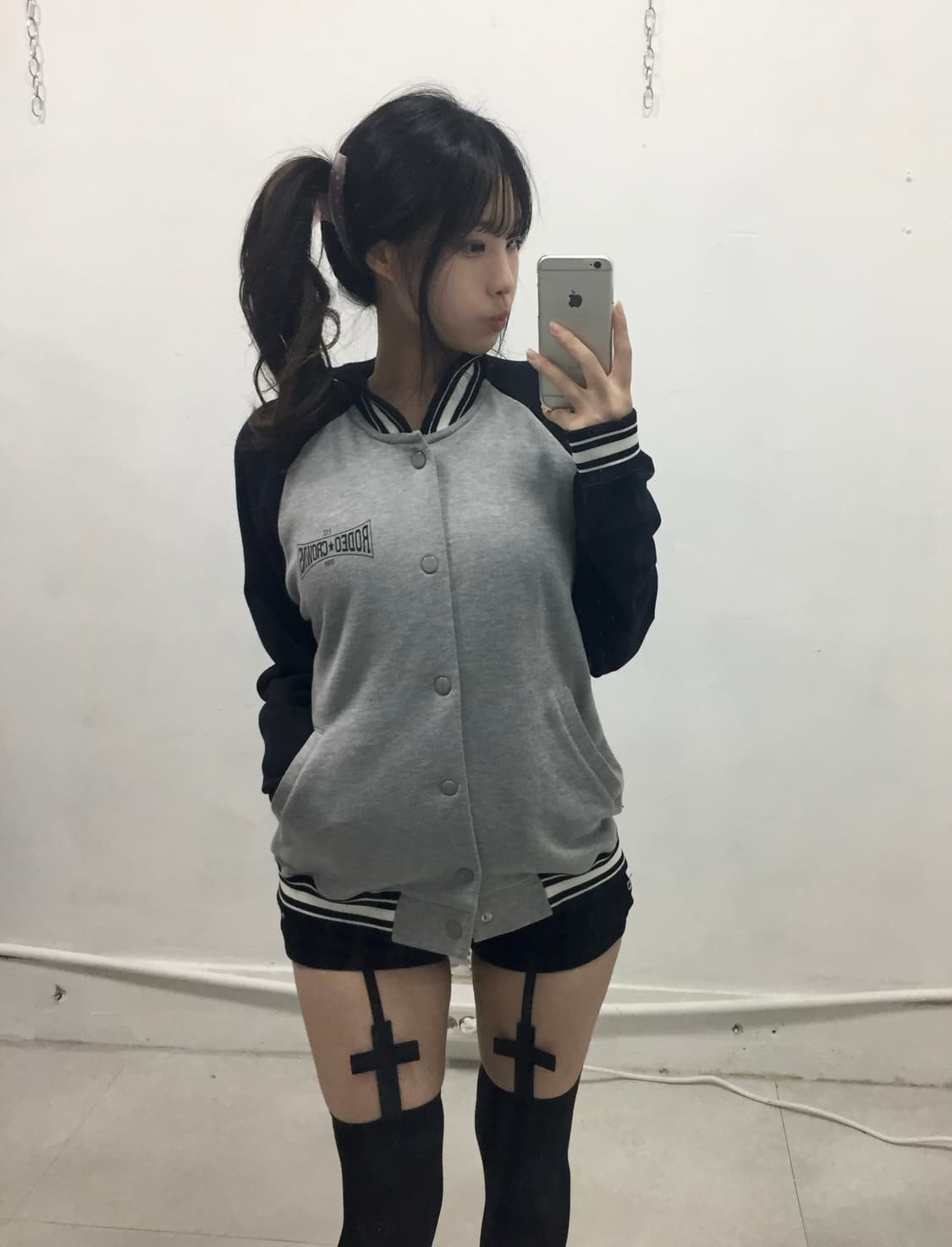 [RCWB] 펑크 y2k 로데오 크라운 스타디움자켓 상품이미지2