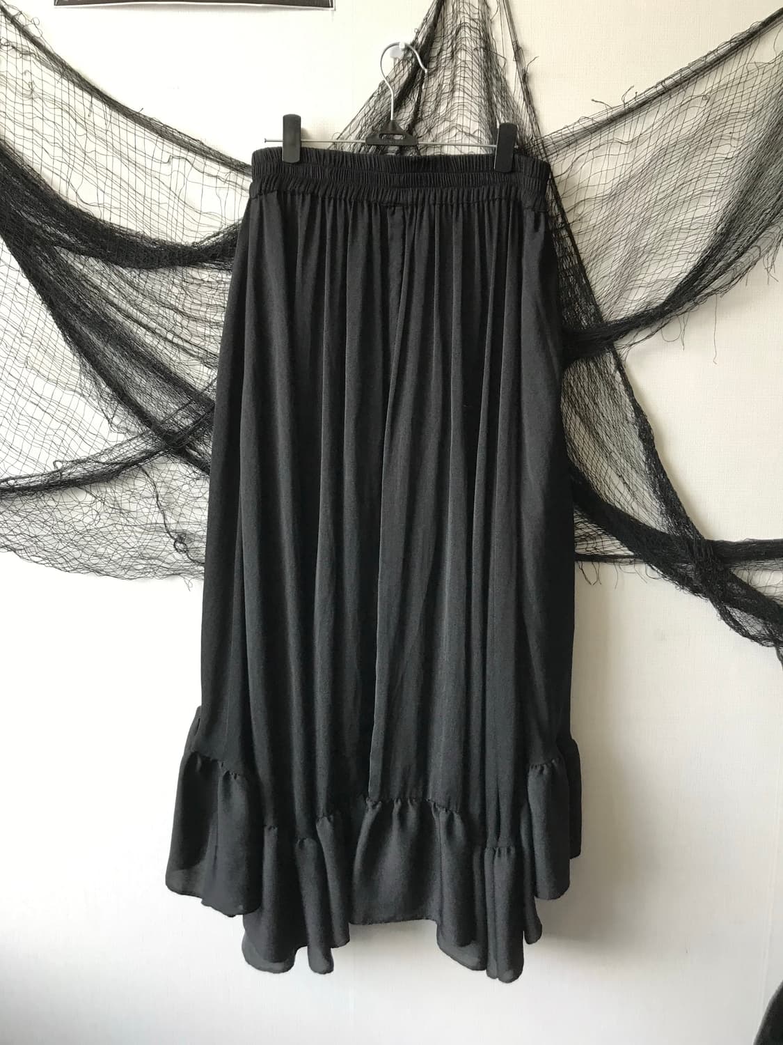 Lace cotton long skirt  상품이미지3