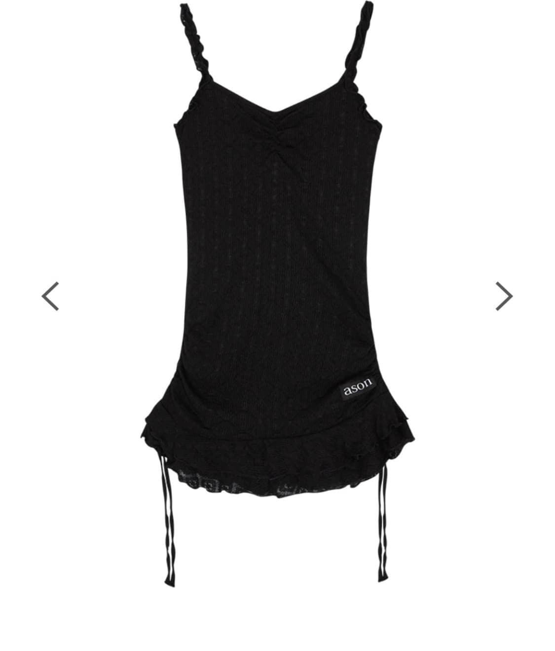 blossom mini  dress black 상품이미지1