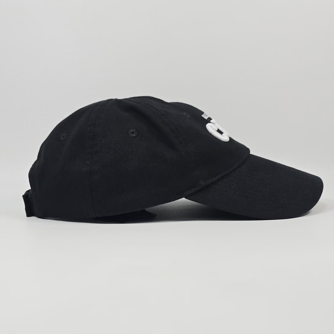 발렌시아가 프론트 크루 로고 블랙 베이스볼 캡 ( 58cm ) 상품이미지5