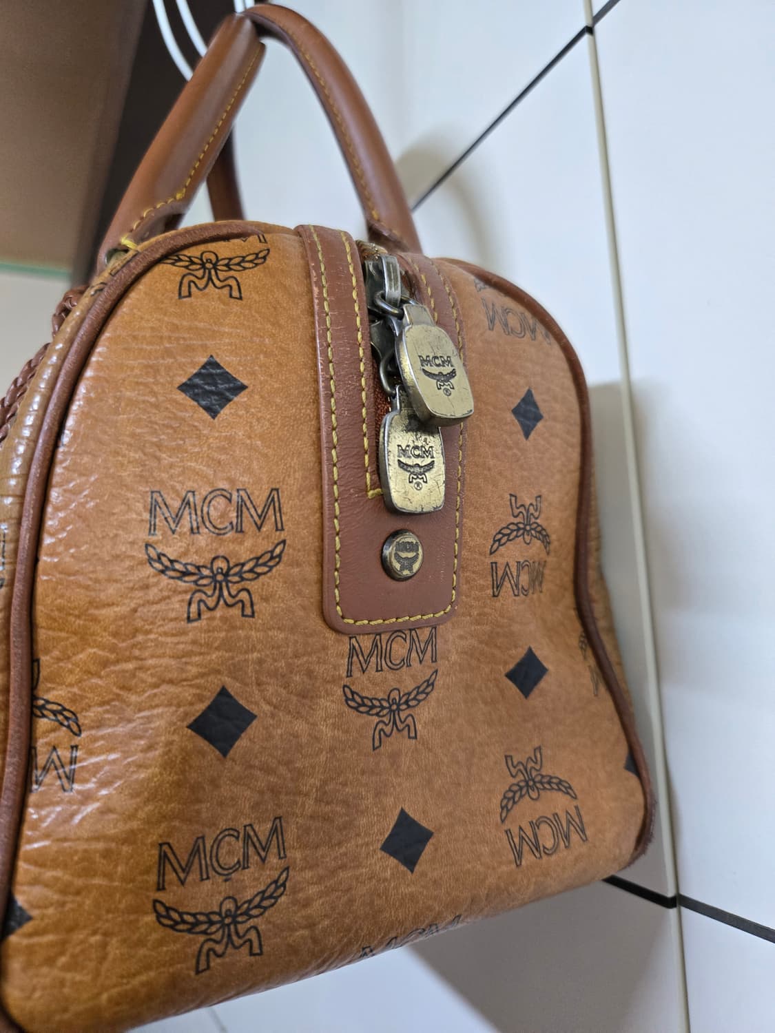 MCM 정품 비세토스 보스턴백 상품이미지2