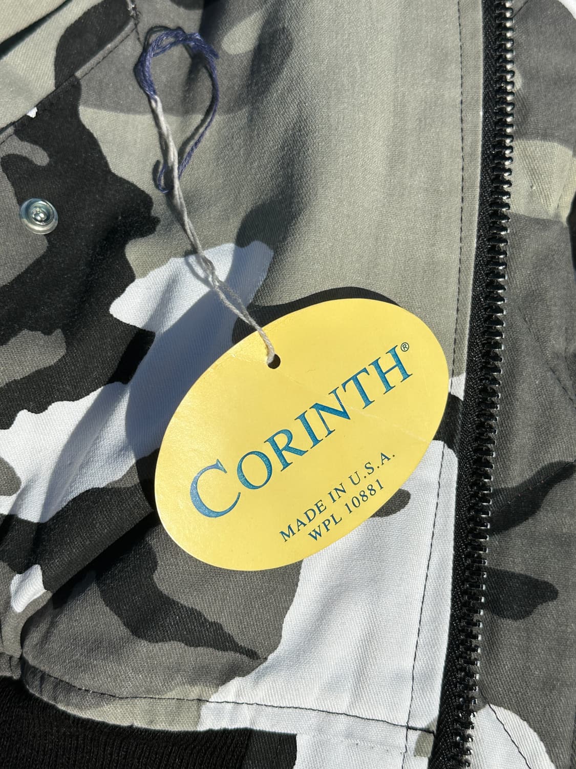 (M)90s USA CORINTH 화이트 카모 MA-1 상품이미지3