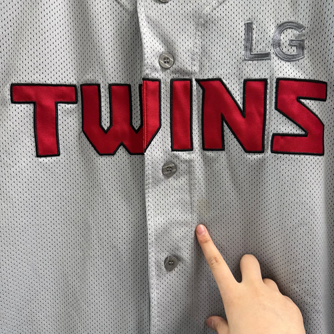 [XXL] LG트윈스 원정 유니폼 상품이미지7