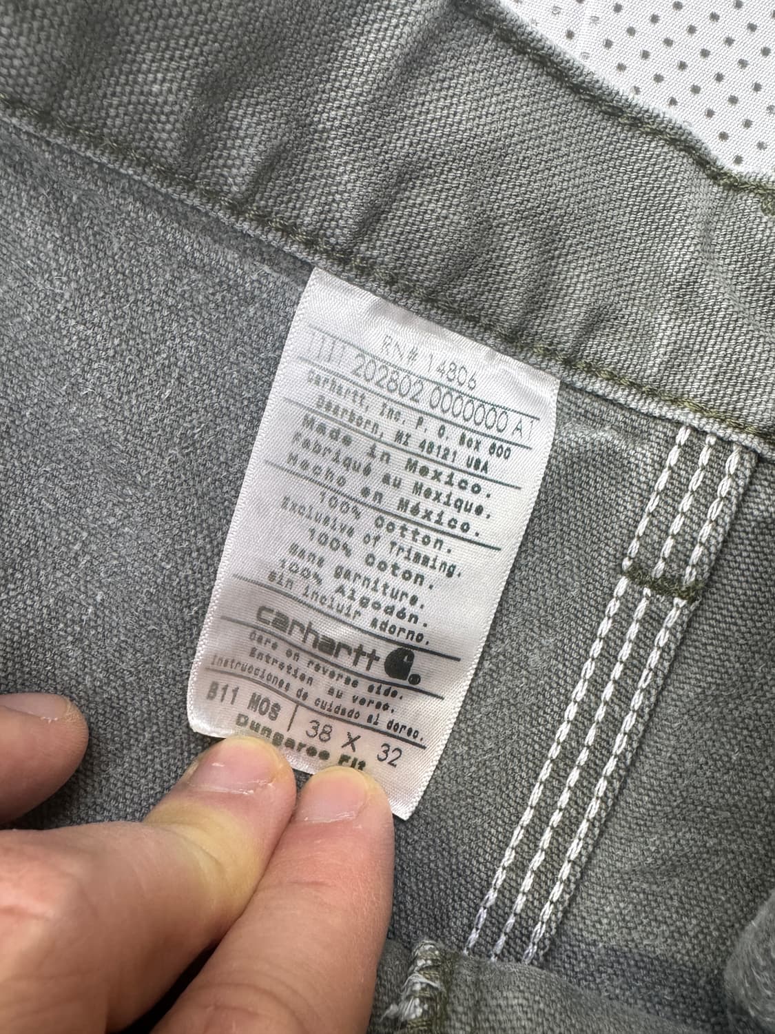 칼하트 싱글니 b11 mos 상품이미지10