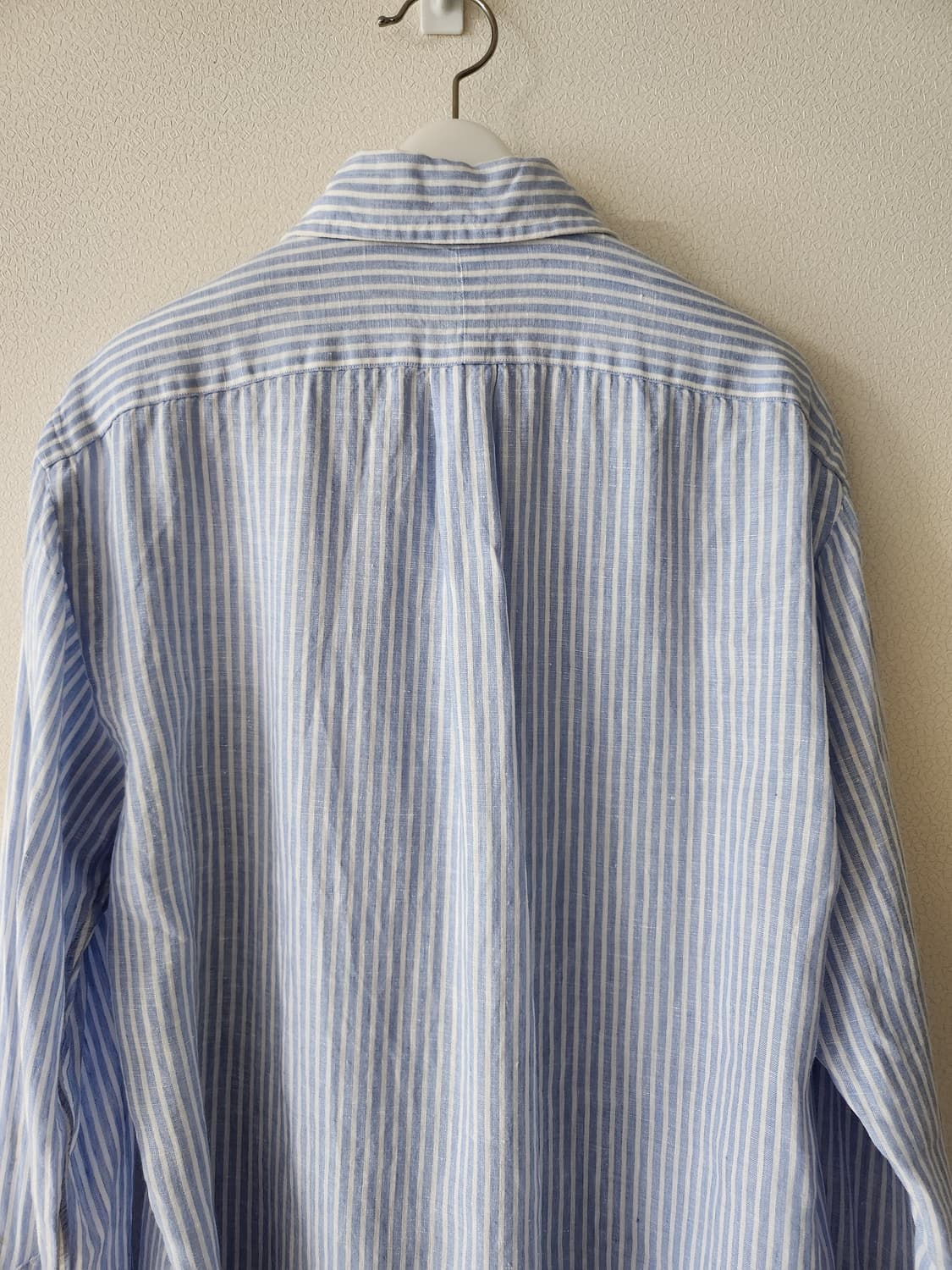 플리츠플리즈 린넨긴팔셔츠 (M 상품이미지3