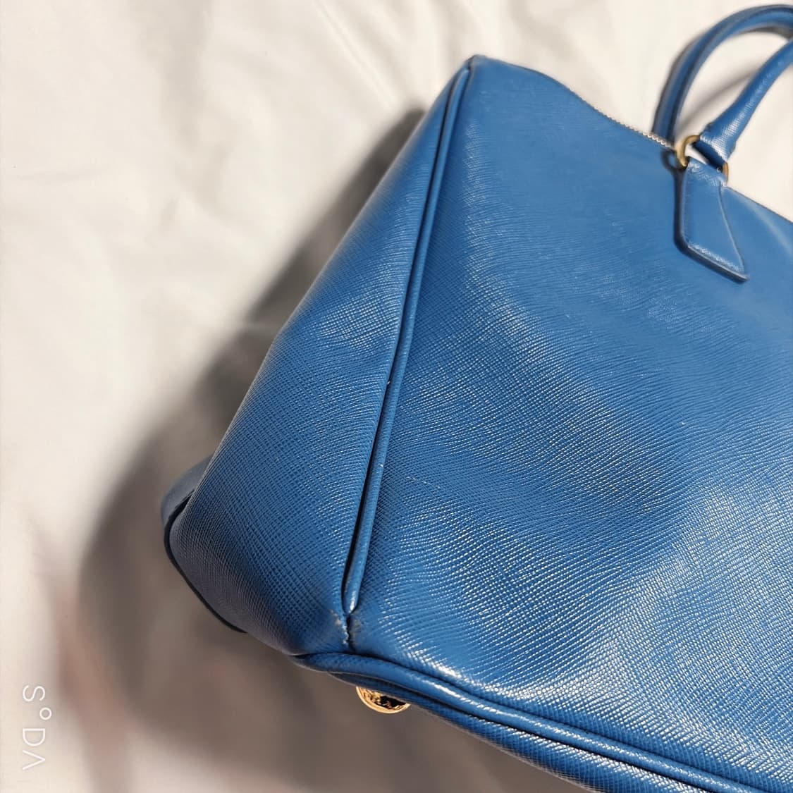 프라다 사피아노 블루 토트백 상품이미지6