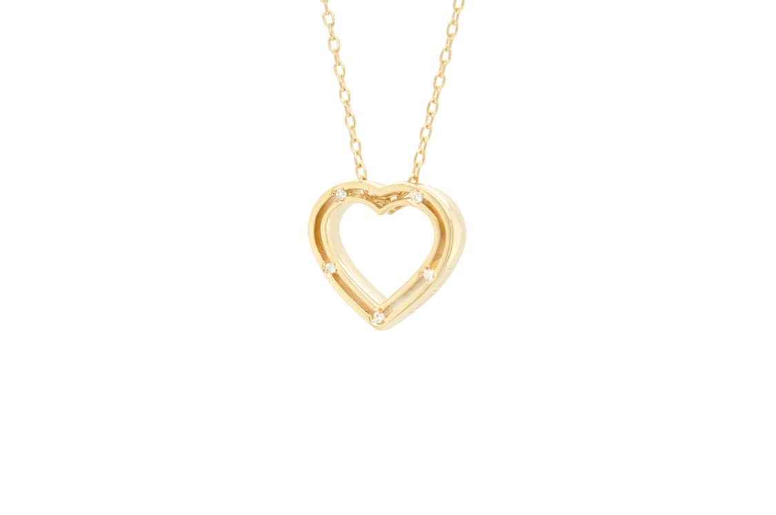 다미아니 벨에포크 쿠오레 하트 천연다이아 18K 옐로우골드 펜던트 목걸이 상품이미지2