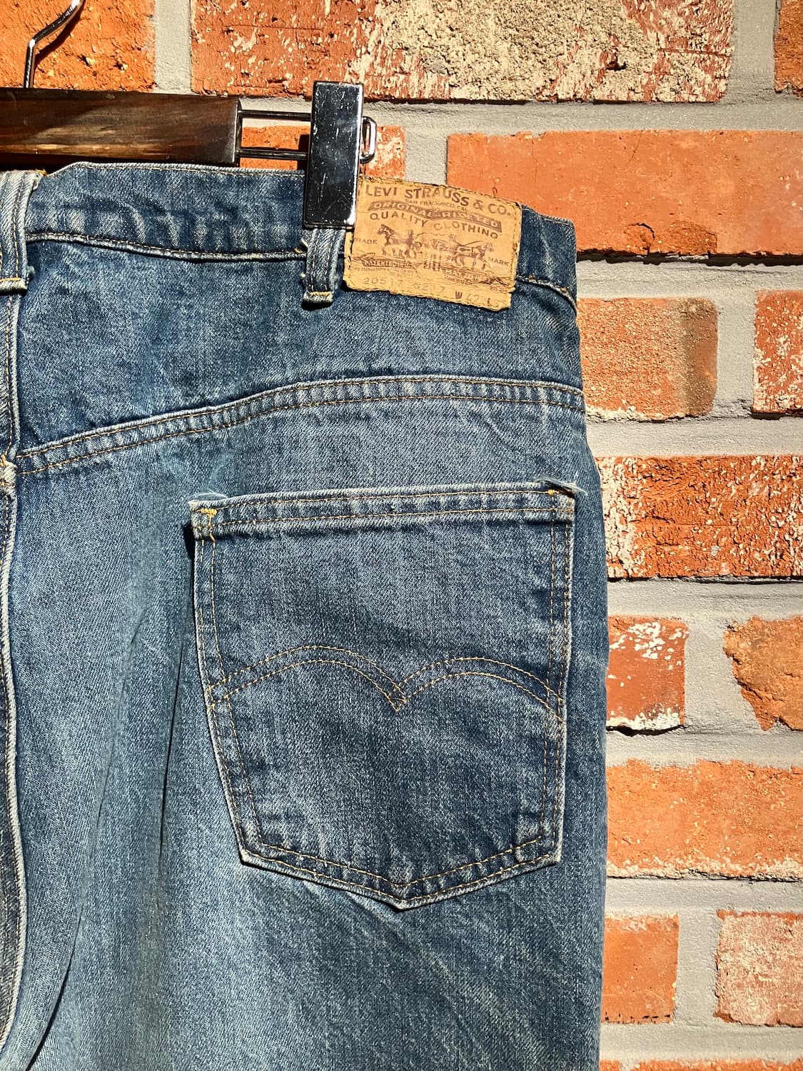 80s USA 빈티지 리바이스 517 부츠컷 데님 팬츠 상품이미지5