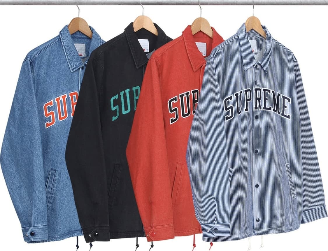 13fw 슈프림 데님 코치 자켓 상품이미지1