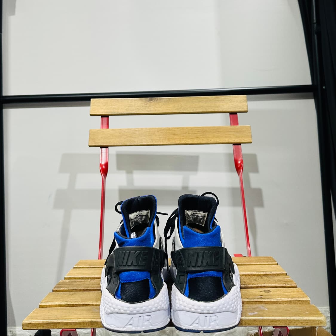 285) 나이키 운동화 남성 남자 신발 허라취 운동화 블루 블랙 상품이미지6