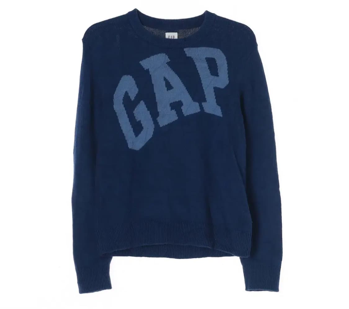 갭 라운드넥 네이비 니트  상품이미지1