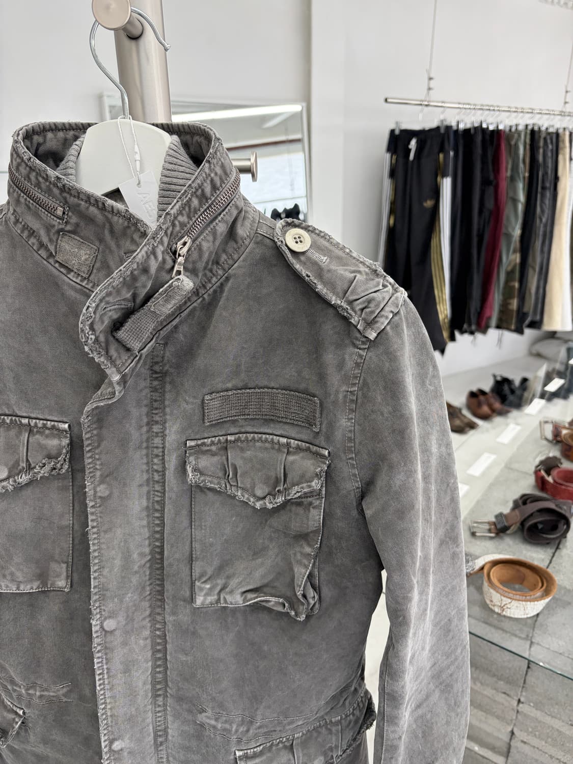 wjk 디스트레스드 m-65 필드 자켓 상품이미지6