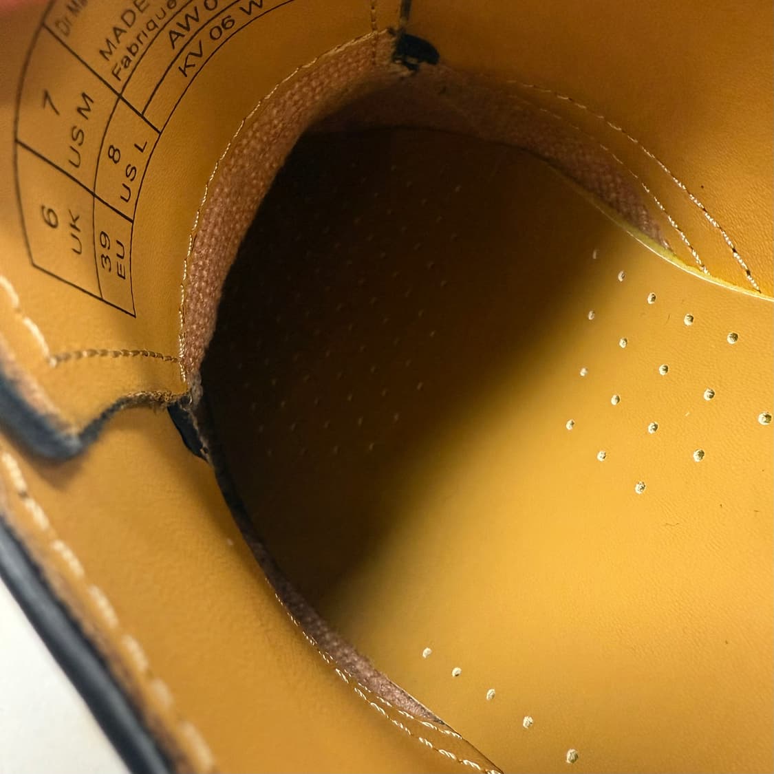 (UK6 250)닥터마틴.1461 11838 스무스 블랙.5회미만착 상품이미지10
