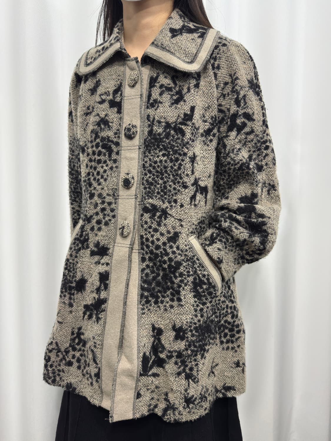 pattern coat 상품이미지4
