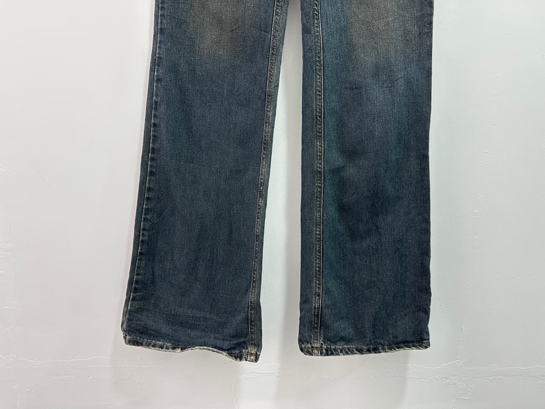 Fade lines flare cut denim pants 상품이미지4