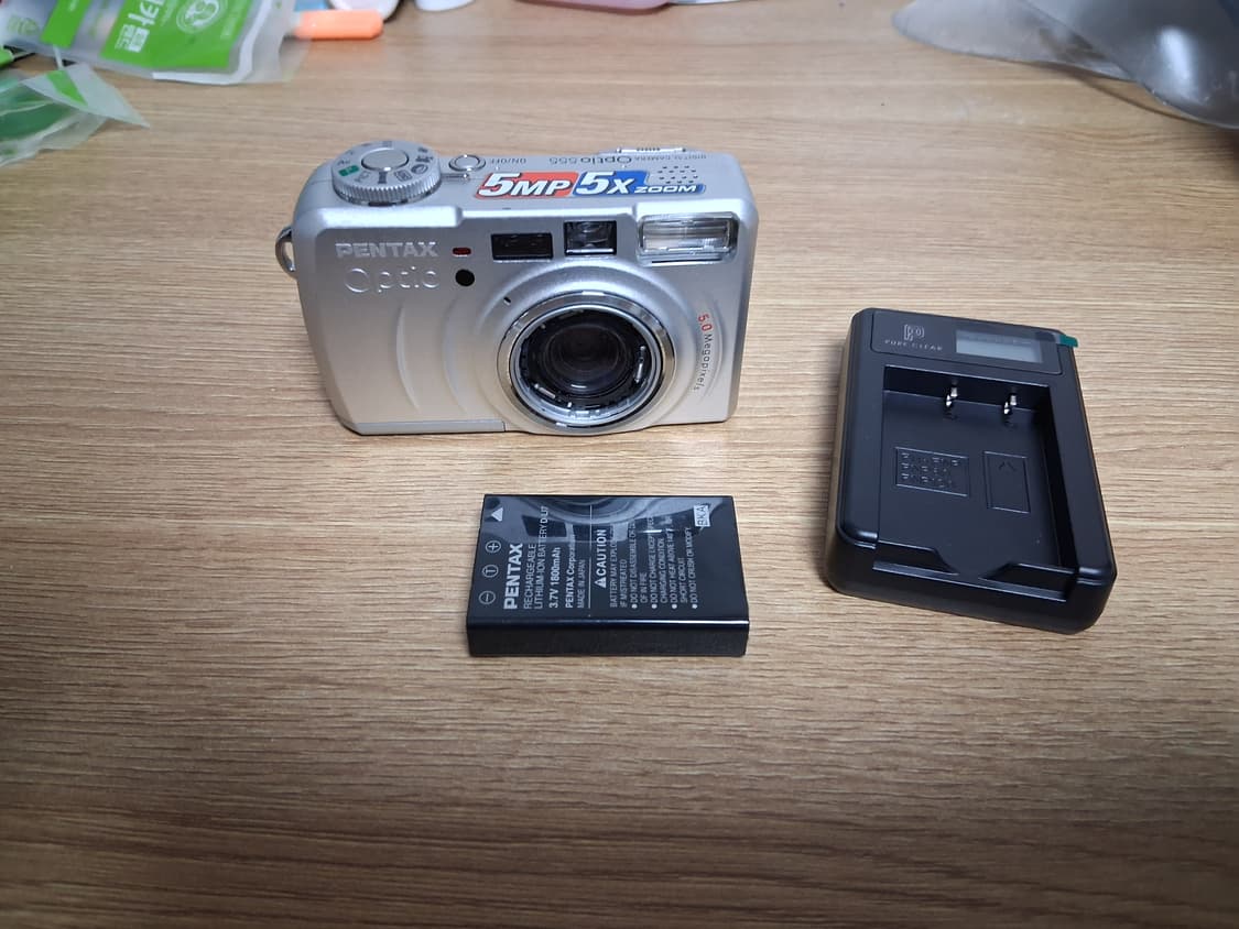 팬탁스 옵티오 555 디지털카메라. 디카 상품이미지1