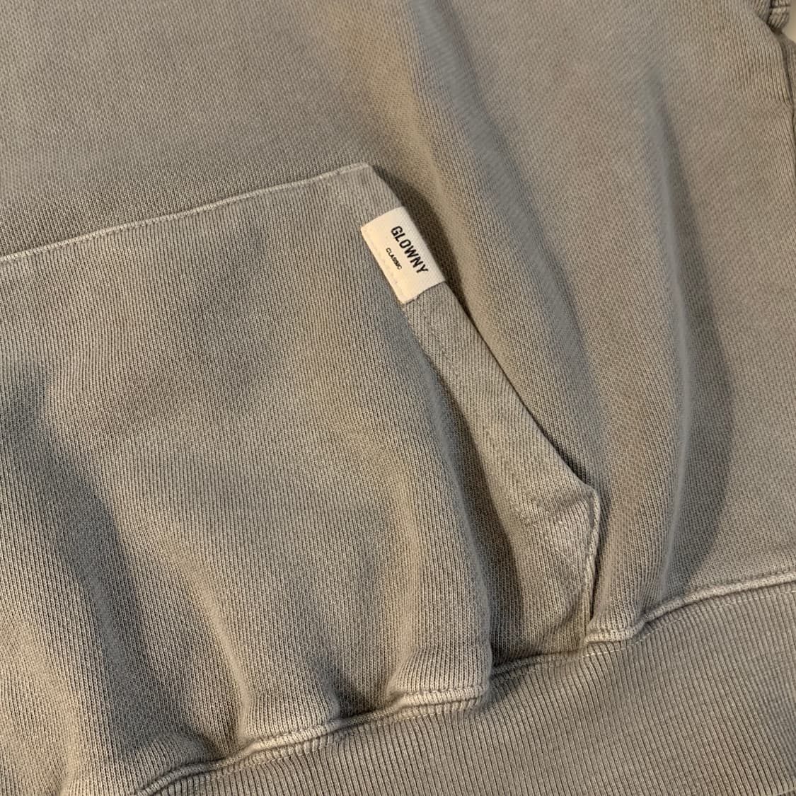 글로니 G 클래식 후디 그레이 | washed boxy hoodie 상품이미지3