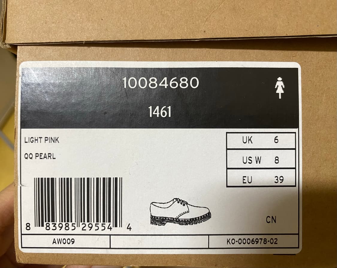 Dr.Martens 닥터마틴 1461 3홀 UK6 250 한정판 상품이미지8