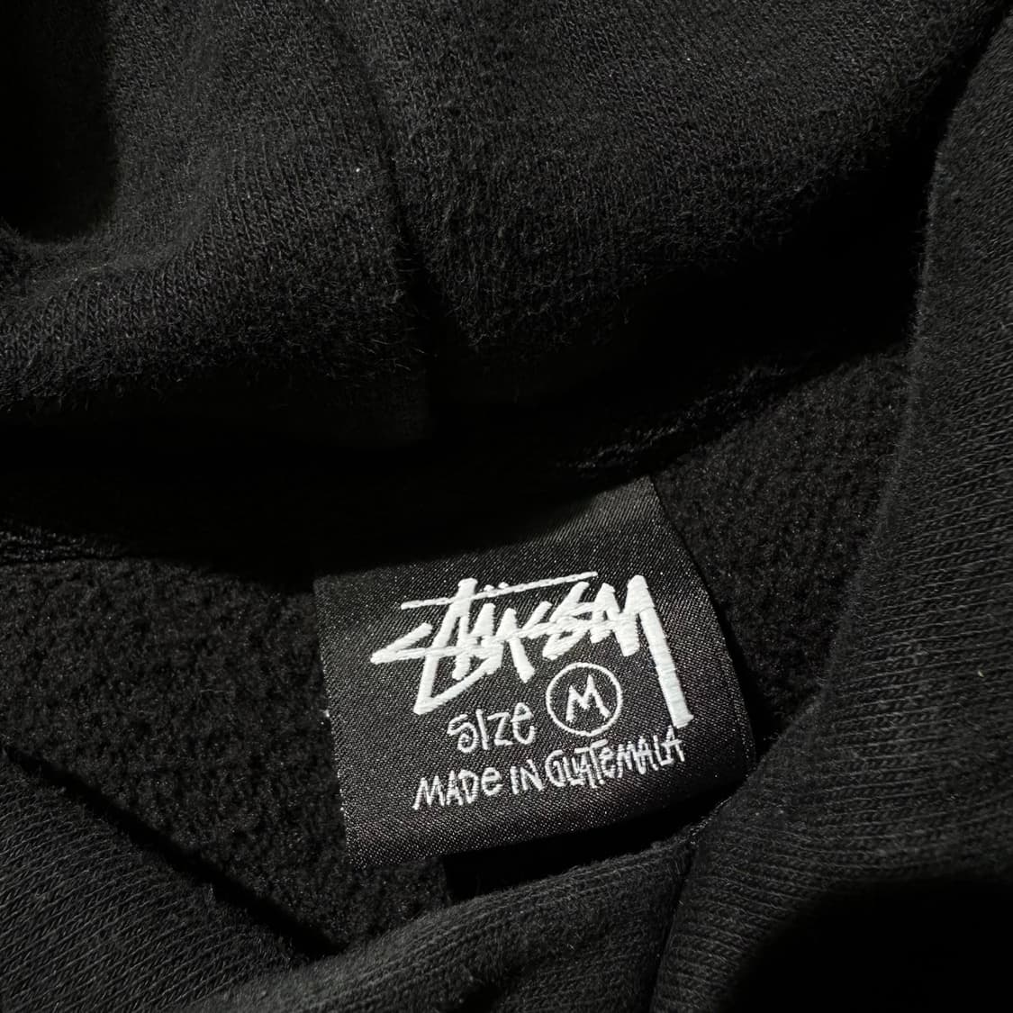 스투시 재팬 스탁로고 후드 블랙 상품이미지4