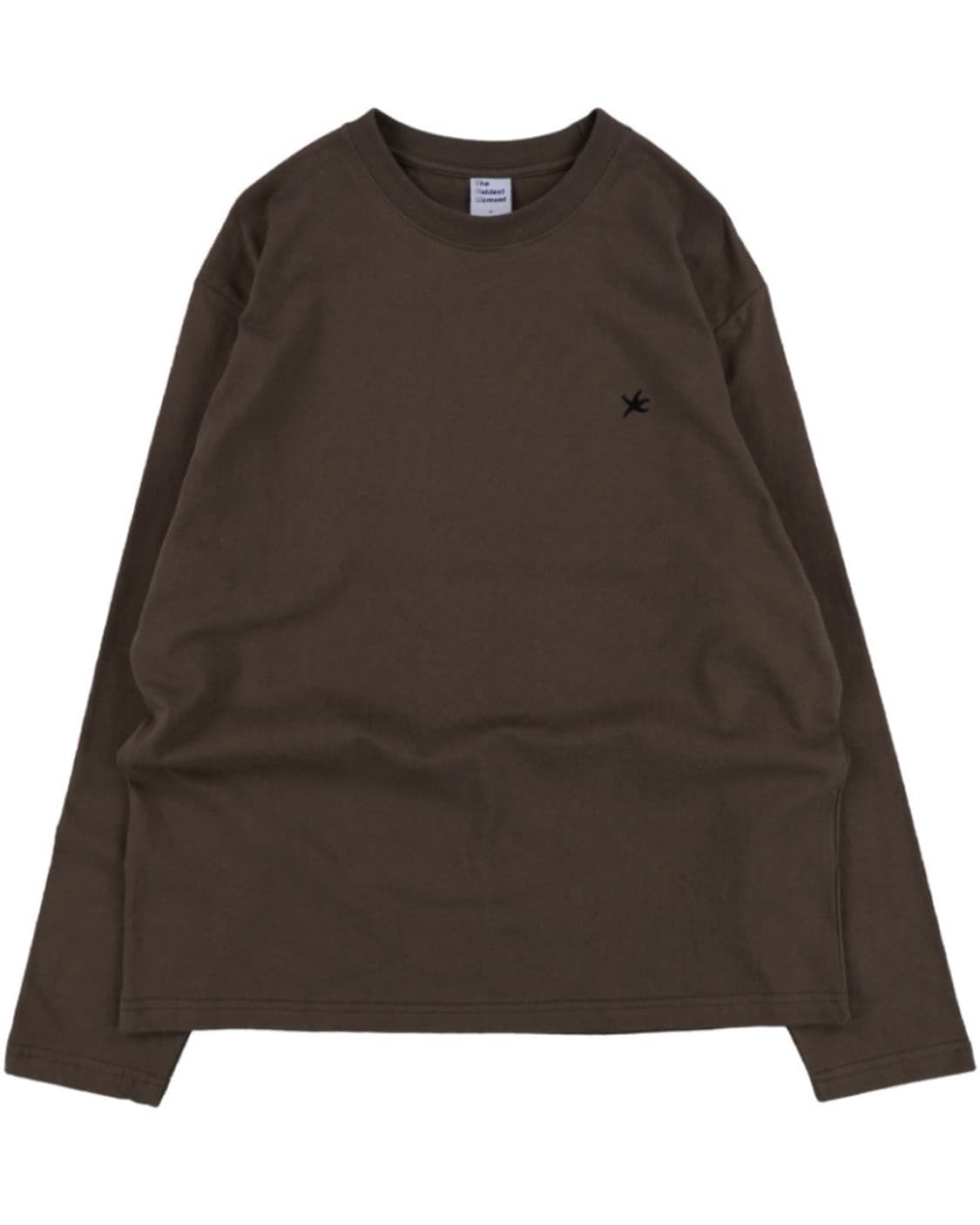 TCM mini logo long sleeve_브라운 상품이미지1