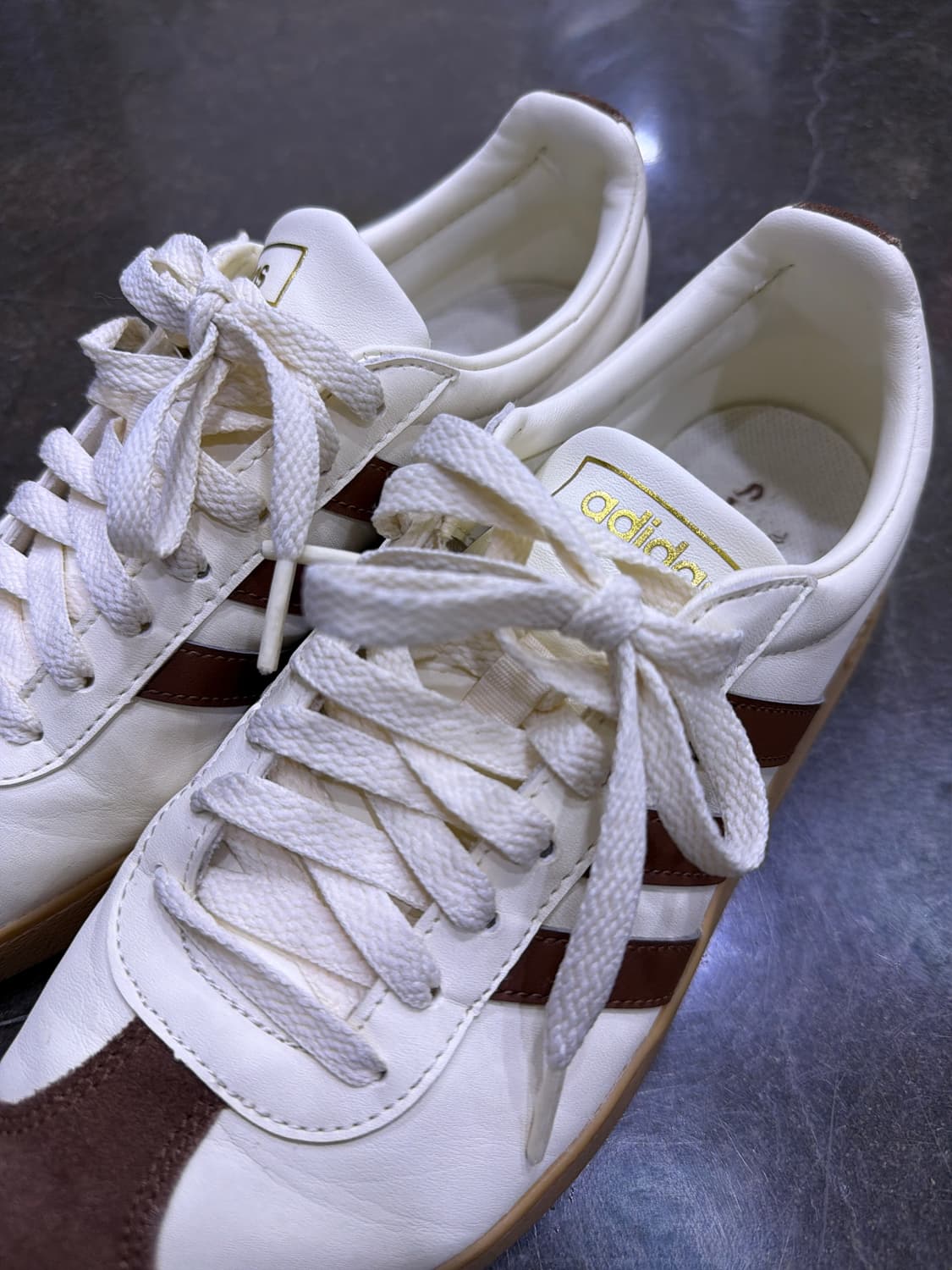 아디다스 네오 VL 코트 크림 브라운 스니커즈 245 상품이미지4