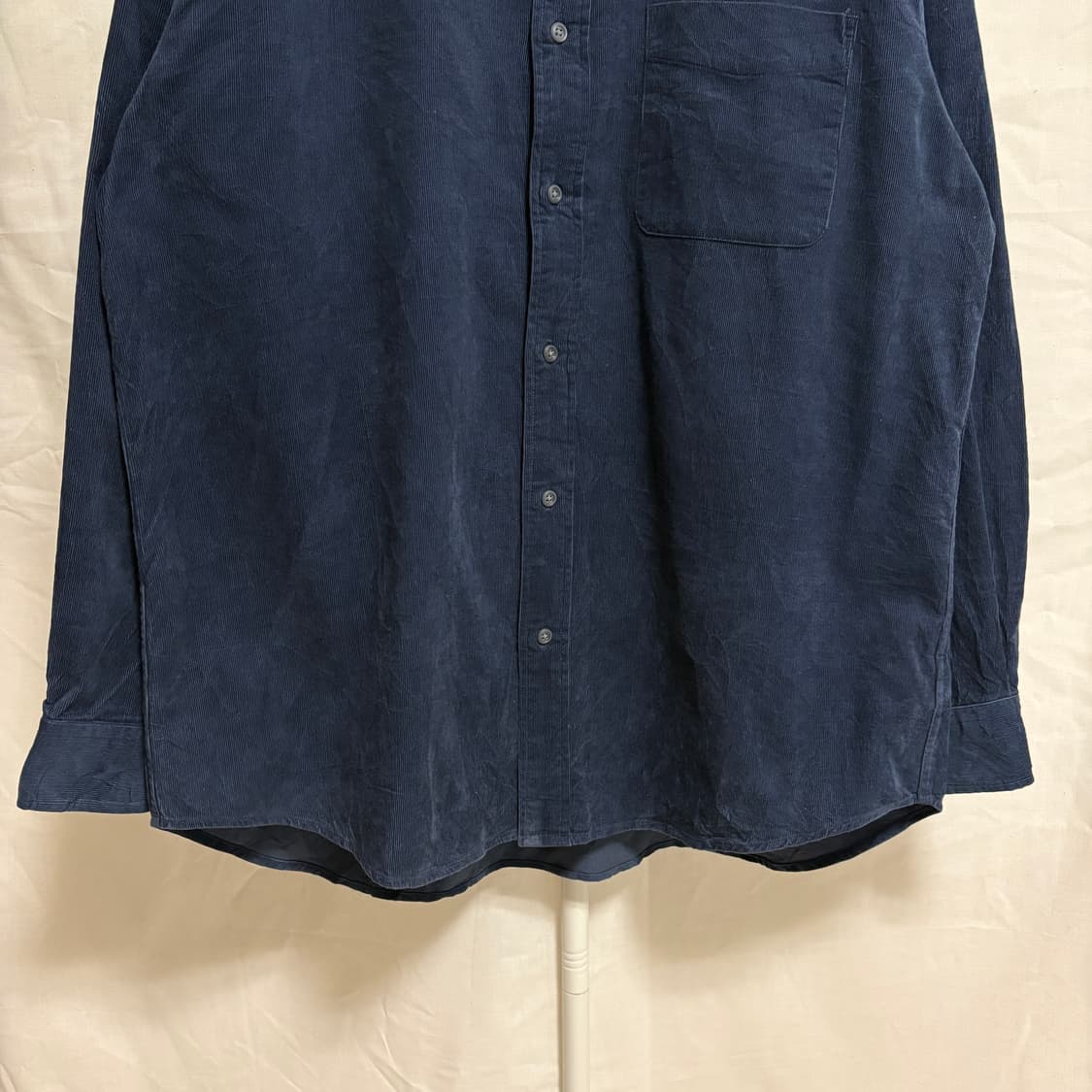 유니클로 코듀로이 셔츠 / 네이비, XL 상품이미지3