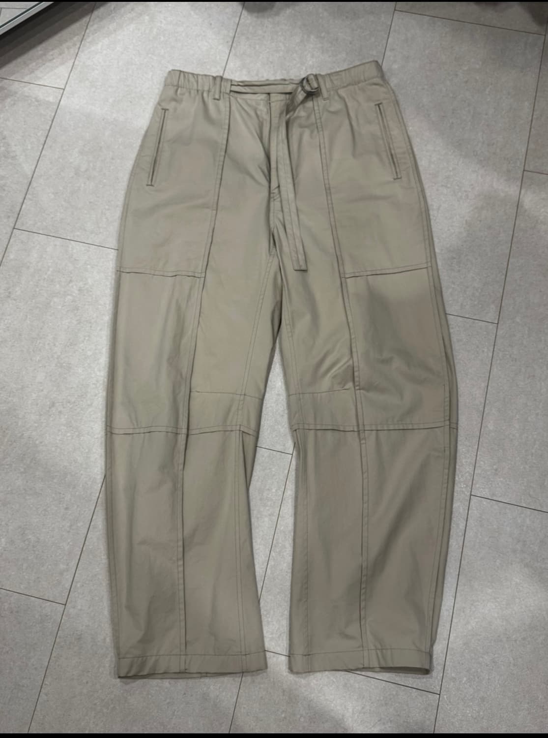 인사일런스 커브드 코튼팬츠 상품이미지1