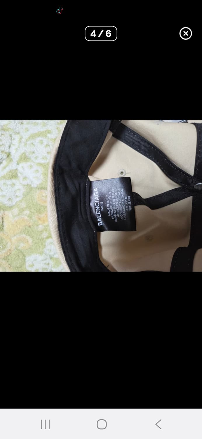 발렌시아가 BB 로고 캡 모자 상품이미지4