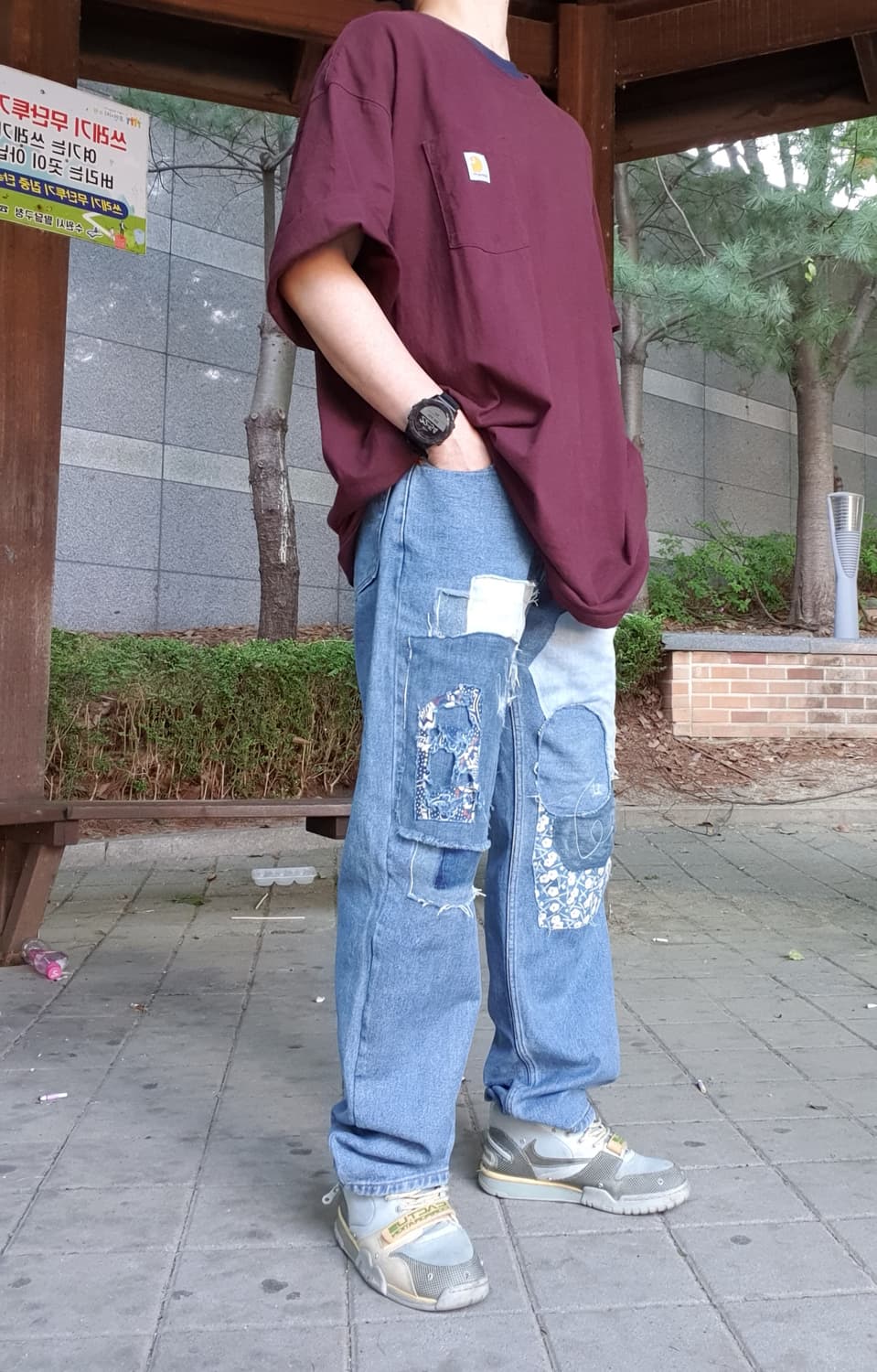 칼하트 포켓 루즈핏 숏슬리브 상품이미지1