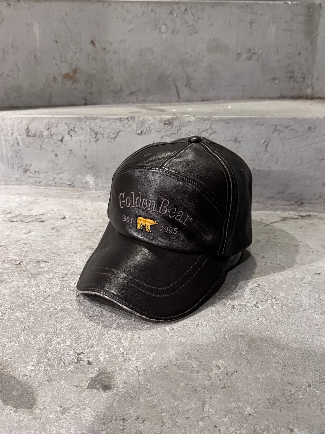 골든베어 레더 캡 상품이미지1