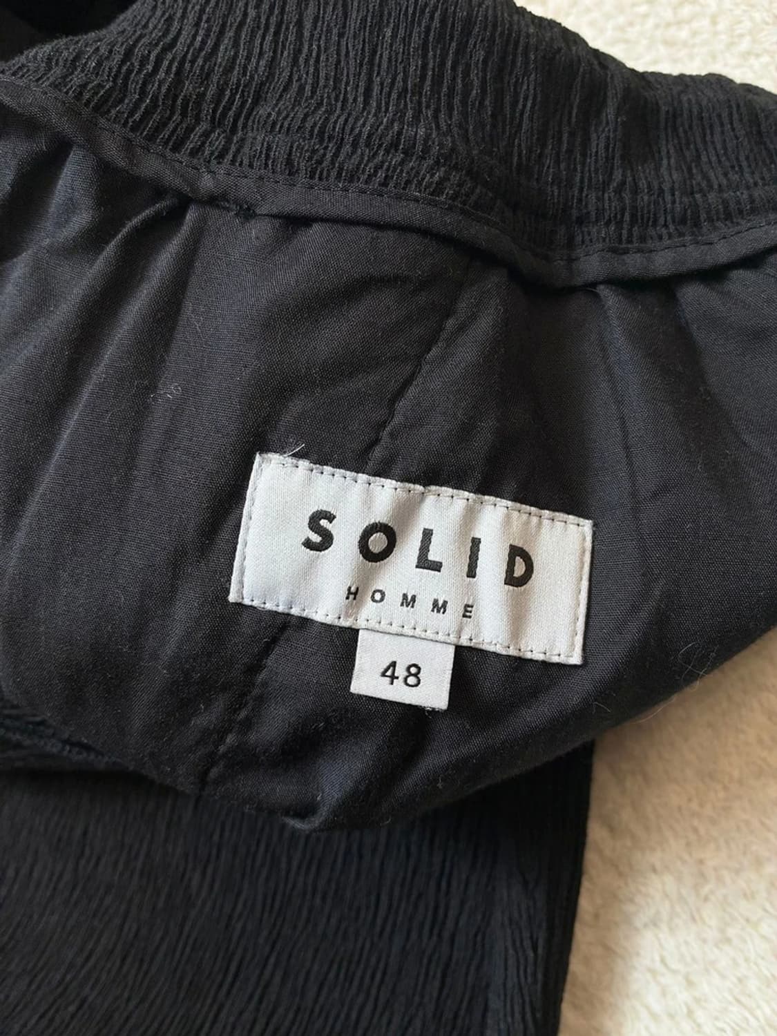 솔리드옴므 22FW 밴딩 플리츠 팬츠 PN6863 상품이미지6