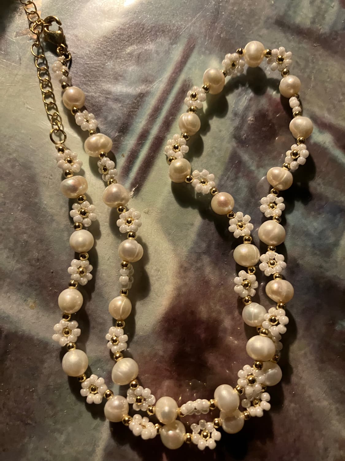 어빗모어 플라워 진주목걸이 상품이미지1