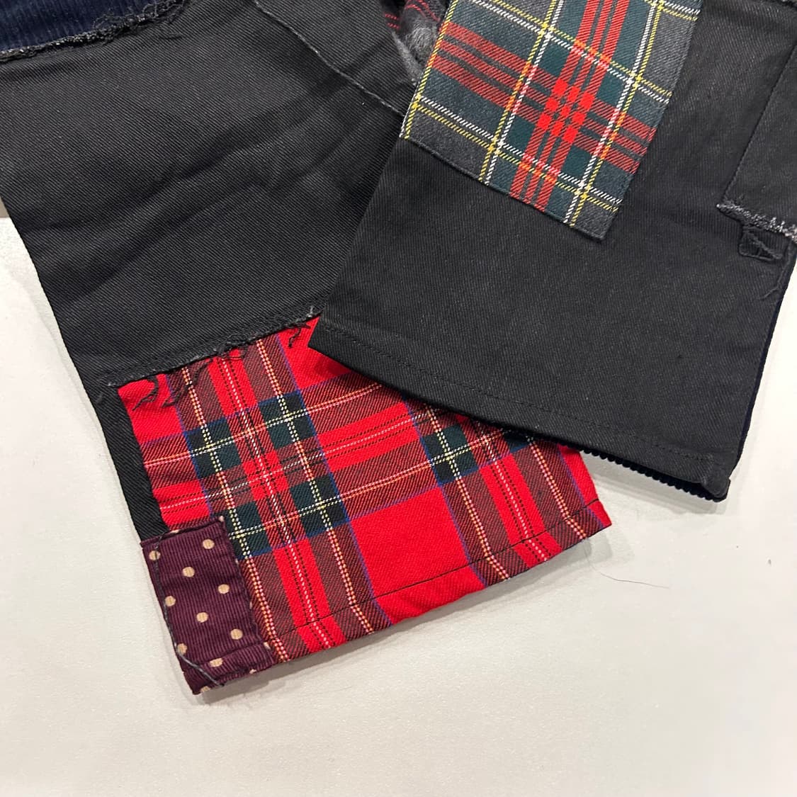 [S] 14FW 준야 와타나베 꼼데 패치워크 블랙 데님 B52 상품이미지7