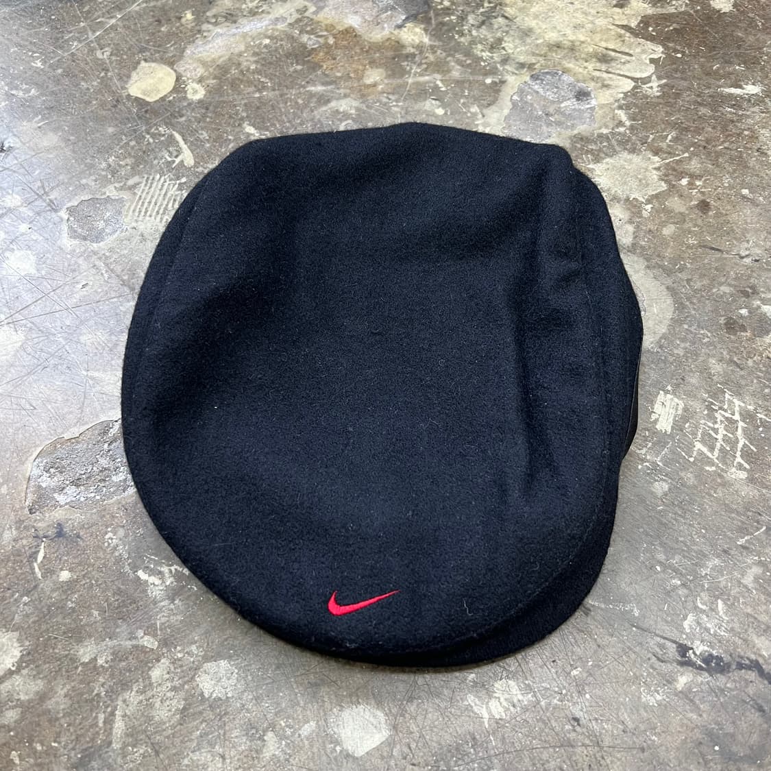 90s 빈티지 나이키 X 타이거우즈 울 스우시 베레모 모자 헌팅캡 상품이미지3