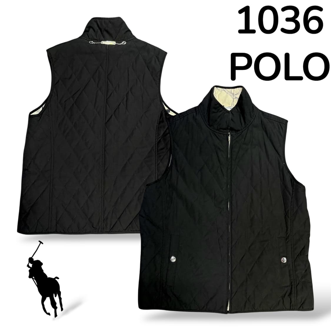 폴로 양면 리버시블 패딩 베스트 상품이미지1