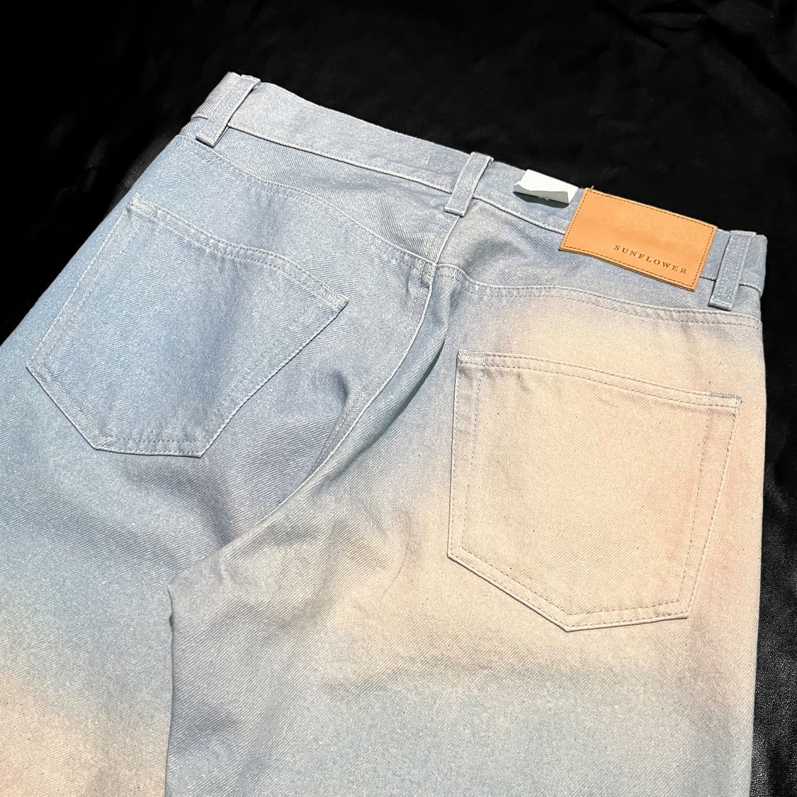 선플라워 와이드 데님 팬츠 상품이미지4