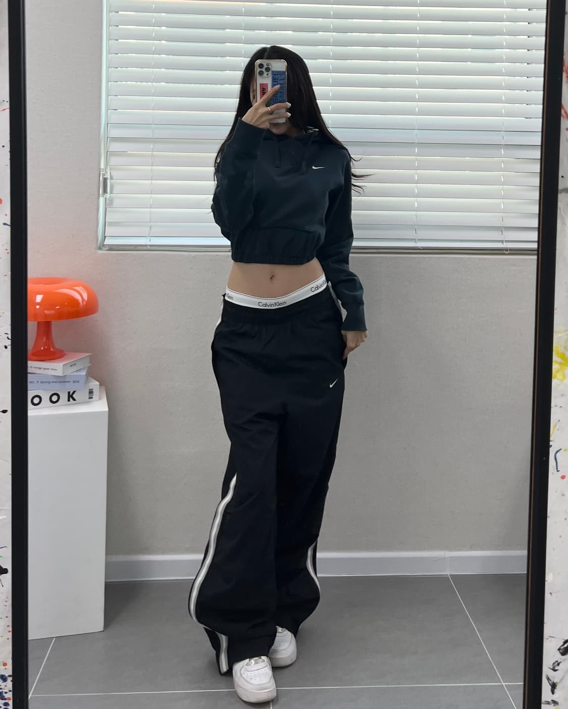 (WOMEN)나이키 크롭 후드-M1740 상품이미지7