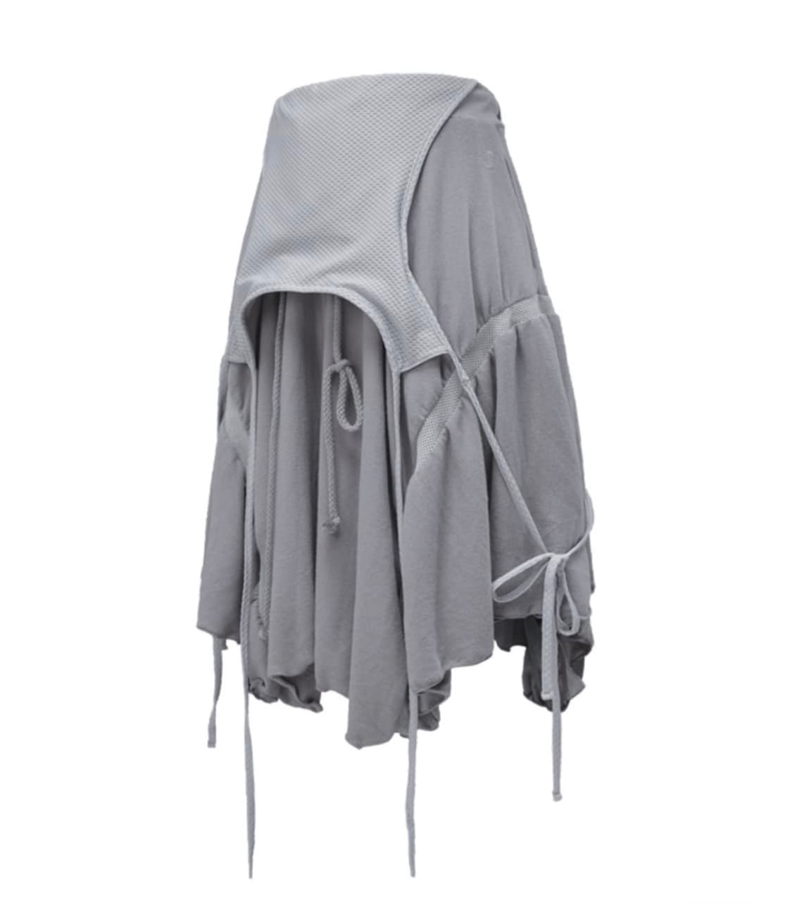 오호스 플레어 스커트 그레이 상품이미지1