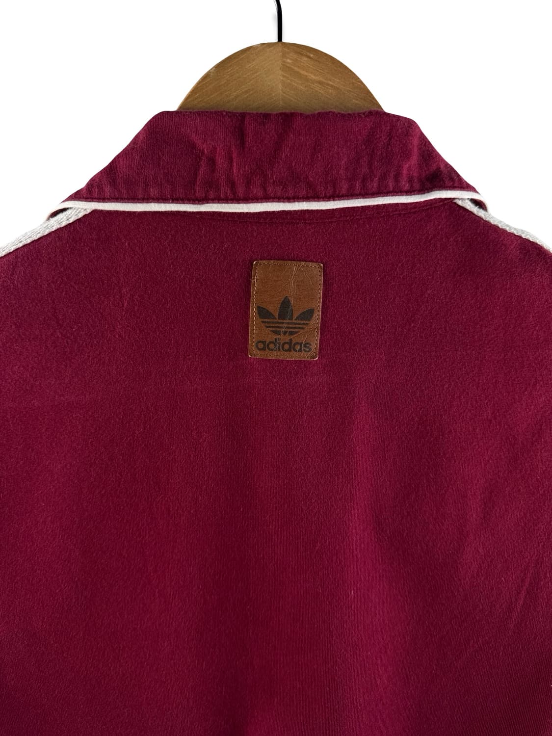 베스파X아디다스 와인 버건디 카라티셔츠2573 상품이미지5