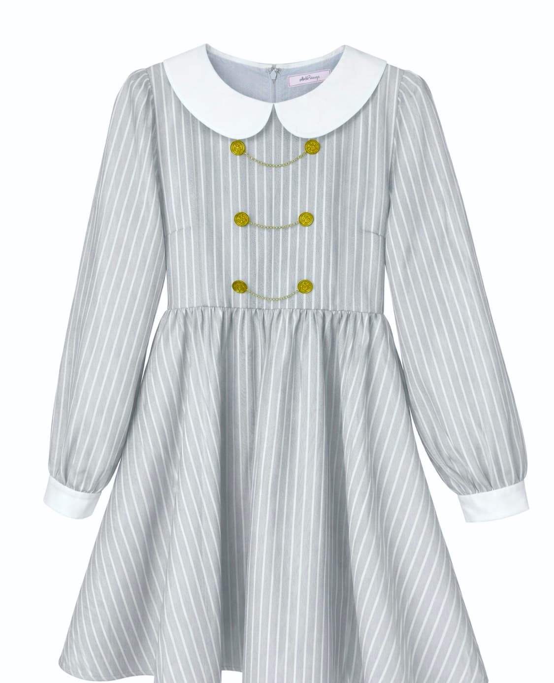 앙크루즈 세일러 카라 원피스 금장 단추 갸루 지뢰계 양산형 히메갸루 상품이미지1