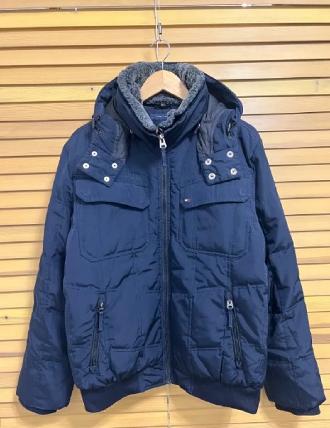타미힐피거 남성 양털누빔다운패딩점퍼 L 상품이미지3