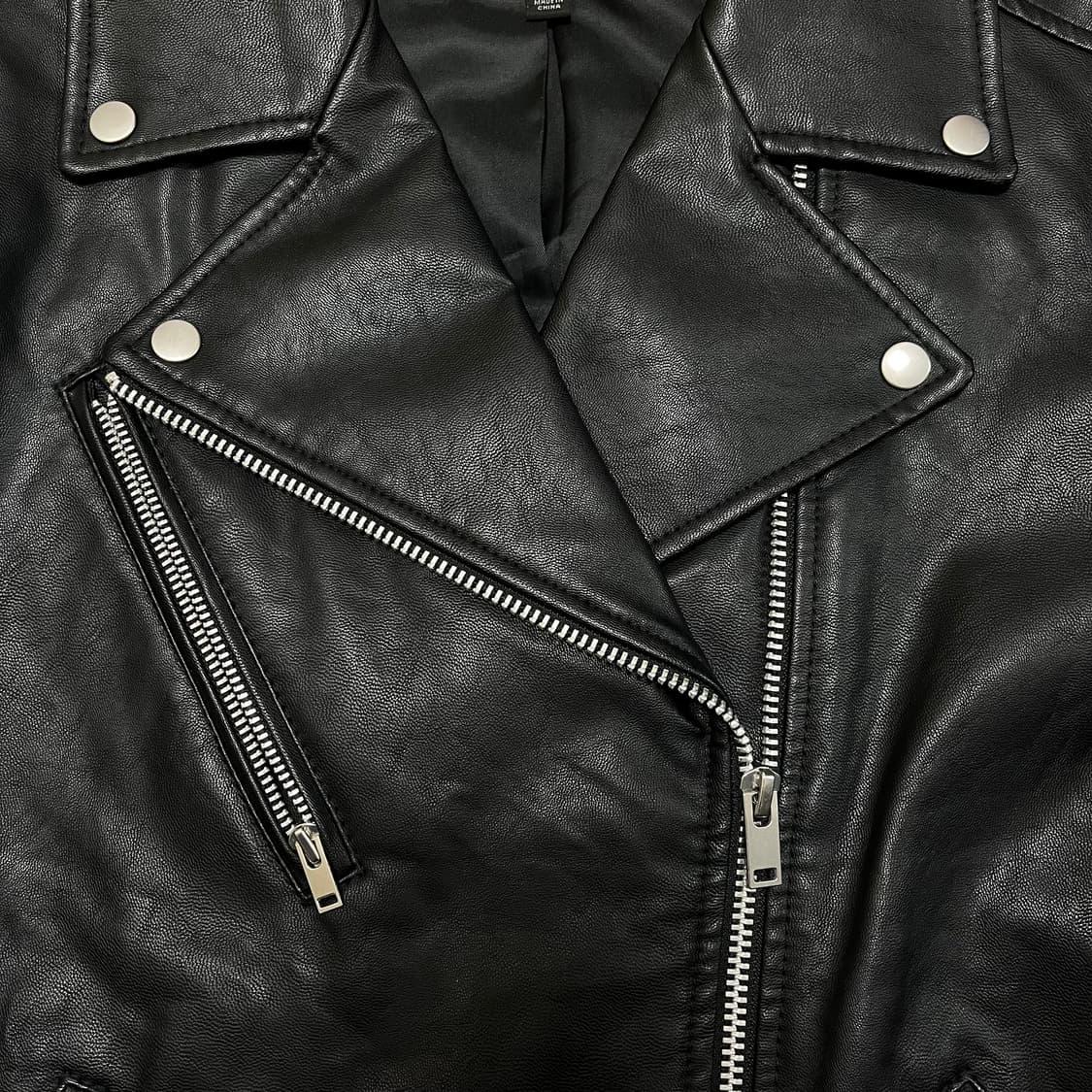 유니클로 레더 라이더 가죽 자켓 M/95 상품이미지4