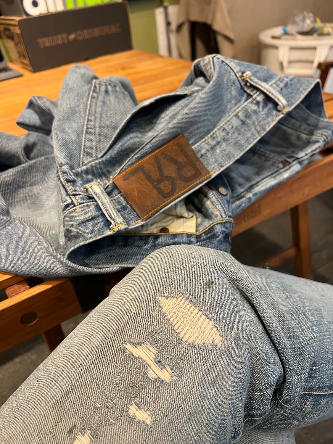 Rrl 슬림핏 초기메이드인 USA 판매합니다. 상품이미지8