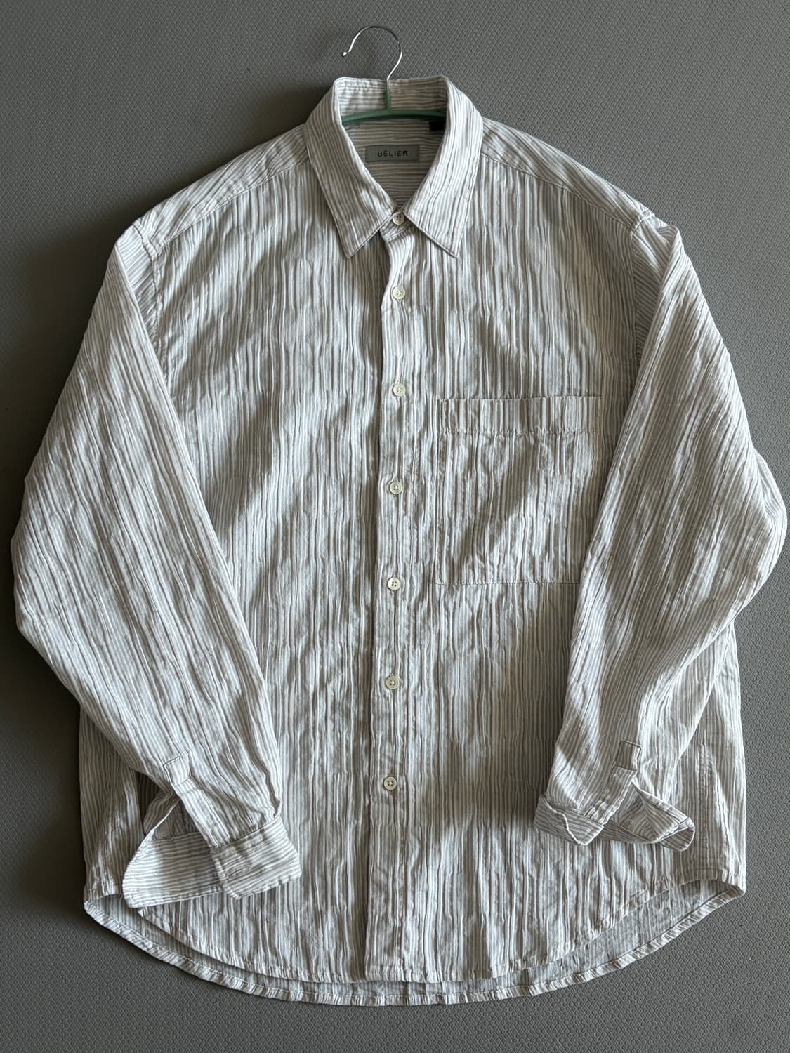 벨리에 다운타임 치코셔츠 - 리플크림스트라이프 03(95) 상품이미지3