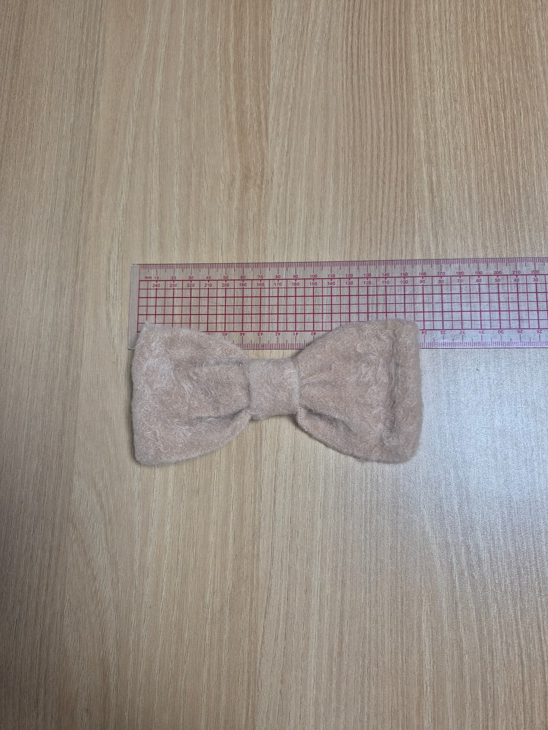 리즈리사 기모리본브로치 베이지칼라 상품이미지2